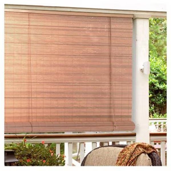 120 x 72 in. PVC Roll Up Blind; Woodgrain, Lewis, Mfr#: 249190